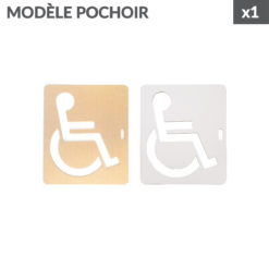 Photo du modèle pochoir handicapé