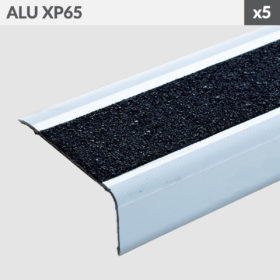 Nez de marche Alu XP65 noir 65 mm x 3 mètres à visser ou à coller