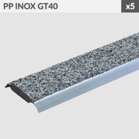 Profil plat GT 40 antidérapant 4 cm x 2,98 m en granit