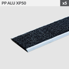 Profil plat ALU XP50 noir 50 mm x 3 mètres à visser, à coller ou adhésif