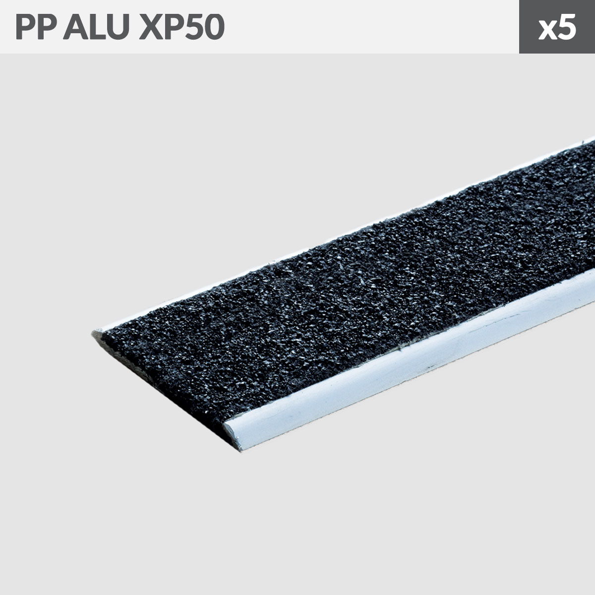 Profil plat Aluminium XP50 - Anti-chutes & glissades - Geveko Markings